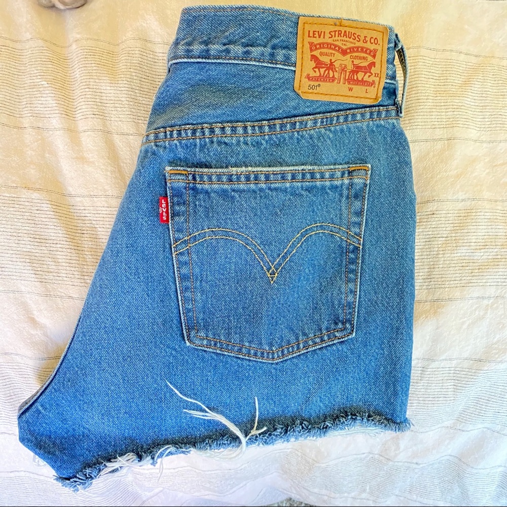 Levi’s 501 Button Fly Cut-Off Shorts
